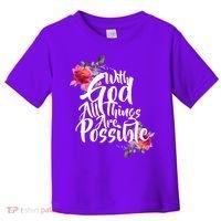 With God All Things Possible Toddler T-Shirt thumb 0