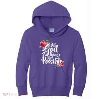 With God All Things Possible Kids Hoodie thumb 0