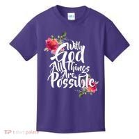 With God All Things Possible Kids T-Shirt thumb 0