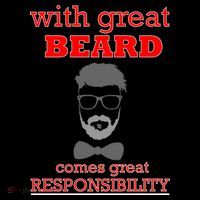 With Great Beard Comes Great Responsibility USA-Made Doggie Bandana thumb 2