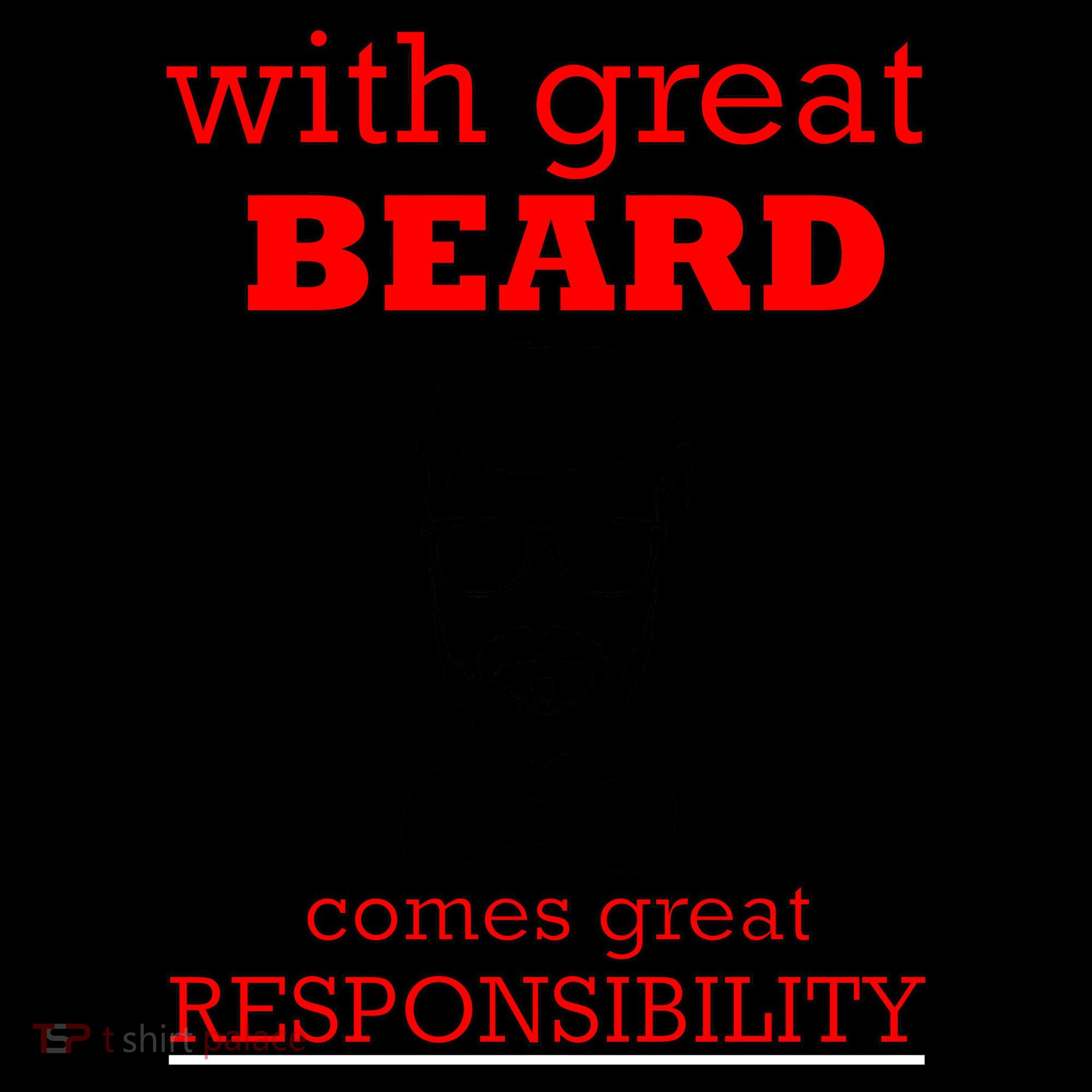 With Great Beard Comes Great Responsibility Coffee Mug