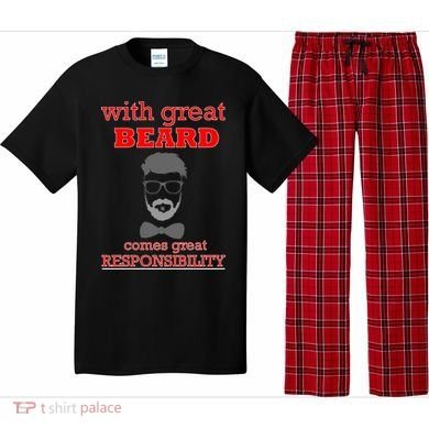 With Great Beard Comes Great Responsibility Pajama Set