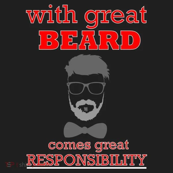 With Great Beard Comes Great Responsibility Tumbler