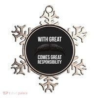 With Great Mustache Comes Great Responsibility  Ornament thumb 0