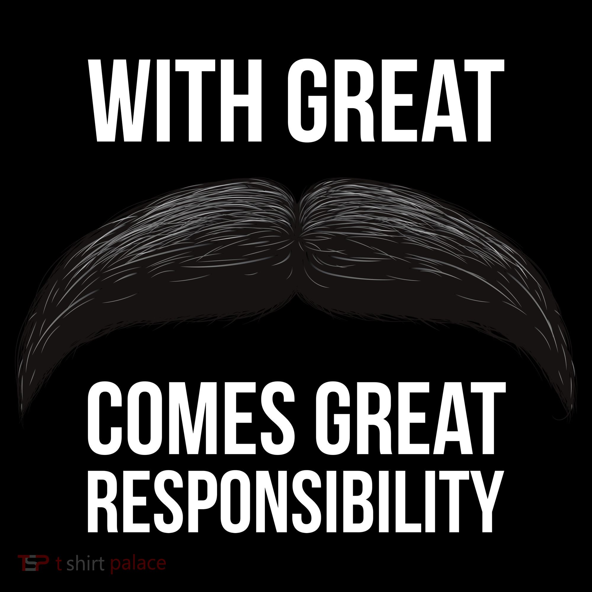 With Great Mustache Comes Great Responsibility  Visor