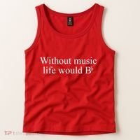 Without Music Life Would B Tank Top thumb 2