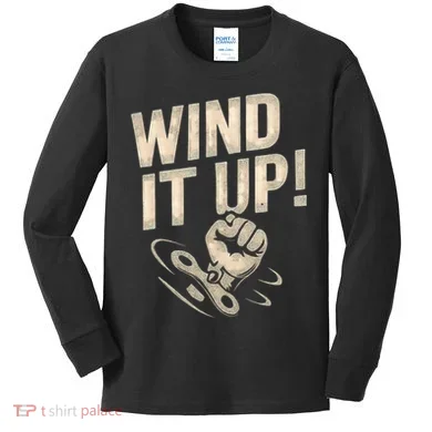 Wind It Up! Kids Long Sleeve Shirt