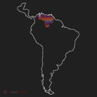 Where Is Venezuela Map Chromatic Art Gift Women's Sweatshirt thumb 2