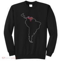 Where Is Venezuela Map Chromatic Art Gift Sweatshirt thumb 0