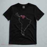 Where Is Venezuela Map Chromatic Art Gift T-Shirt thumb 5
