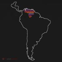 Where Is Venezuela Map Chromatic Art Gift Backpack thumb 2