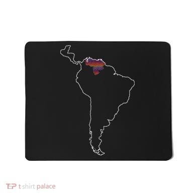 Where Is Venezuela Map Chromatic Art Gift Mousepad