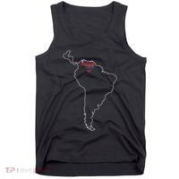 Where Is Venezuela Map Chromatic Art Gift Tank Top thumb 0