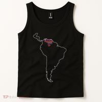 Where Is Venezuela Map Chromatic Art Gift Tank Top thumb 2
