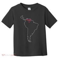 Where Is Venezuela Map Chromatic Art Gift Toddler T-Shirt thumb 0