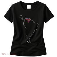 Where Is Venezuela Map Chromatic Art Gift Women's T-Shirt thumb 0