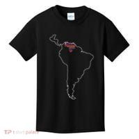 Where Is Venezuela Map Chromatic Art Gift Kids T-Shirt thumb 0