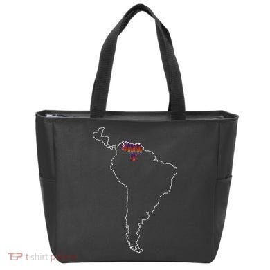 Where Is Venezuela Map Chromatic Art Gift Tote Bag