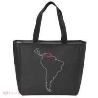 Where Is Venezuela Map Chromatic Art Gift Tote Bag thumb 0