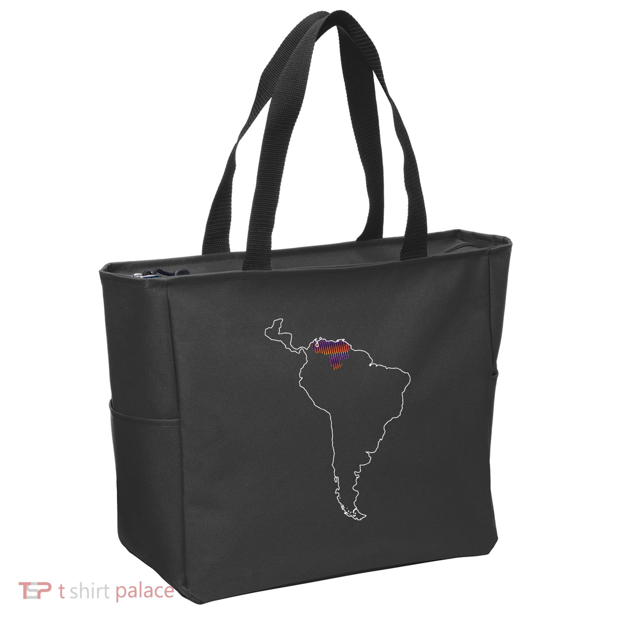 Where Is Venezuela Map Chromatic Art Gift Tote Bag