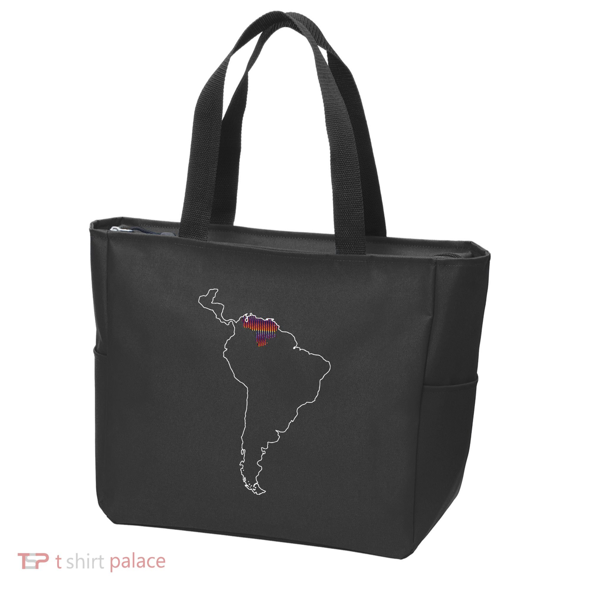Where Is Venezuela Map Chromatic Art Gift Tote Bag