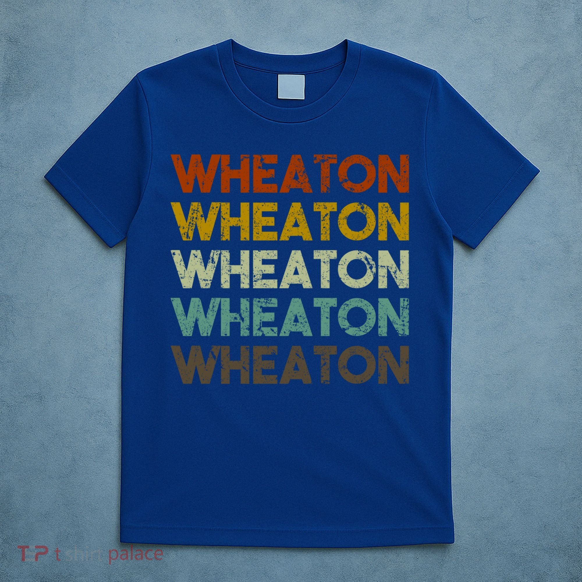Wheaton Illinois Vintage 80s Retro Style Great Gift T-Shirt