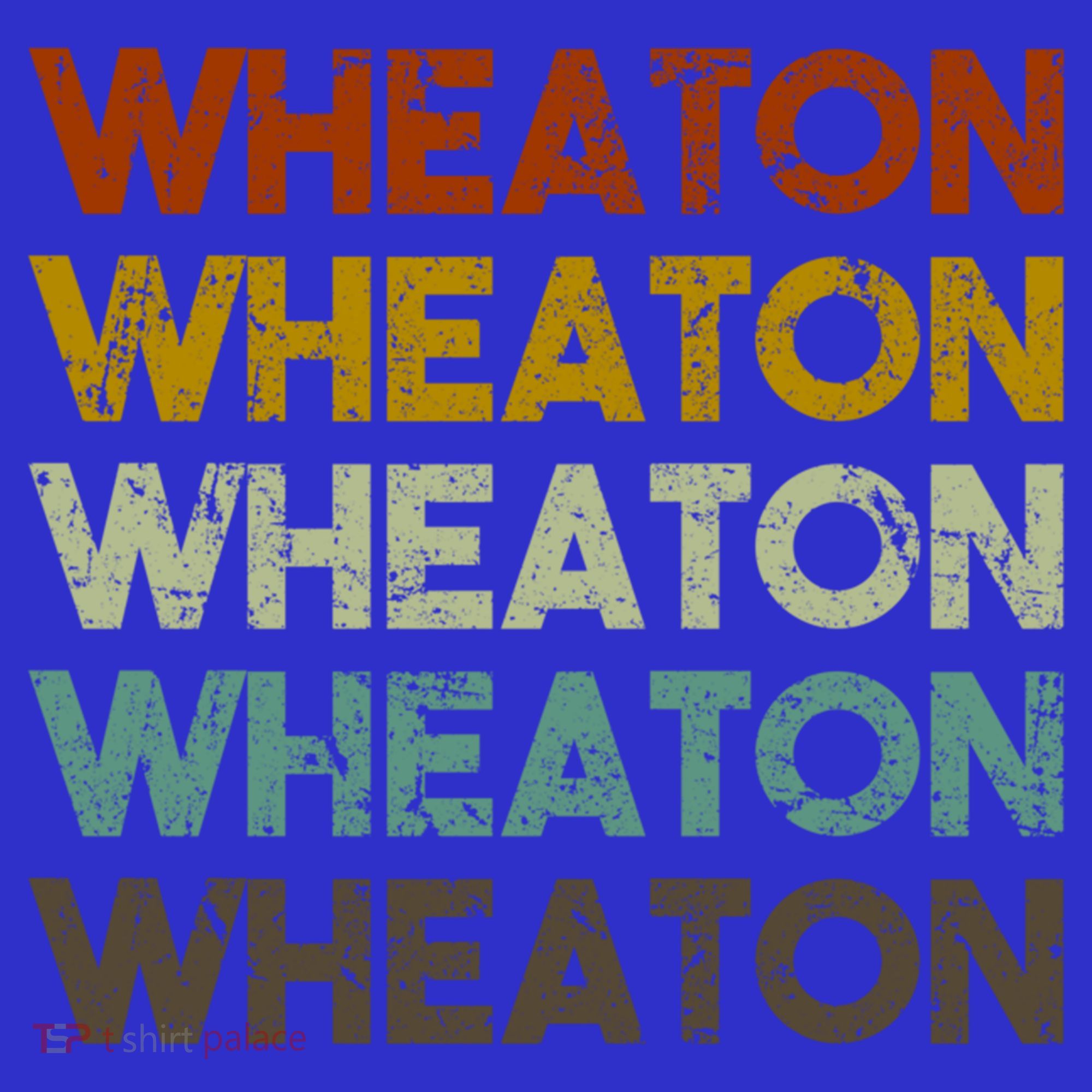 Wheaton Illinois Vintage 80s Retro Style Great Gift T-Shirt