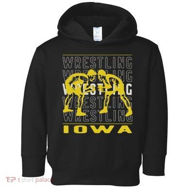 Wrestling Iowa Toddler Hoodie