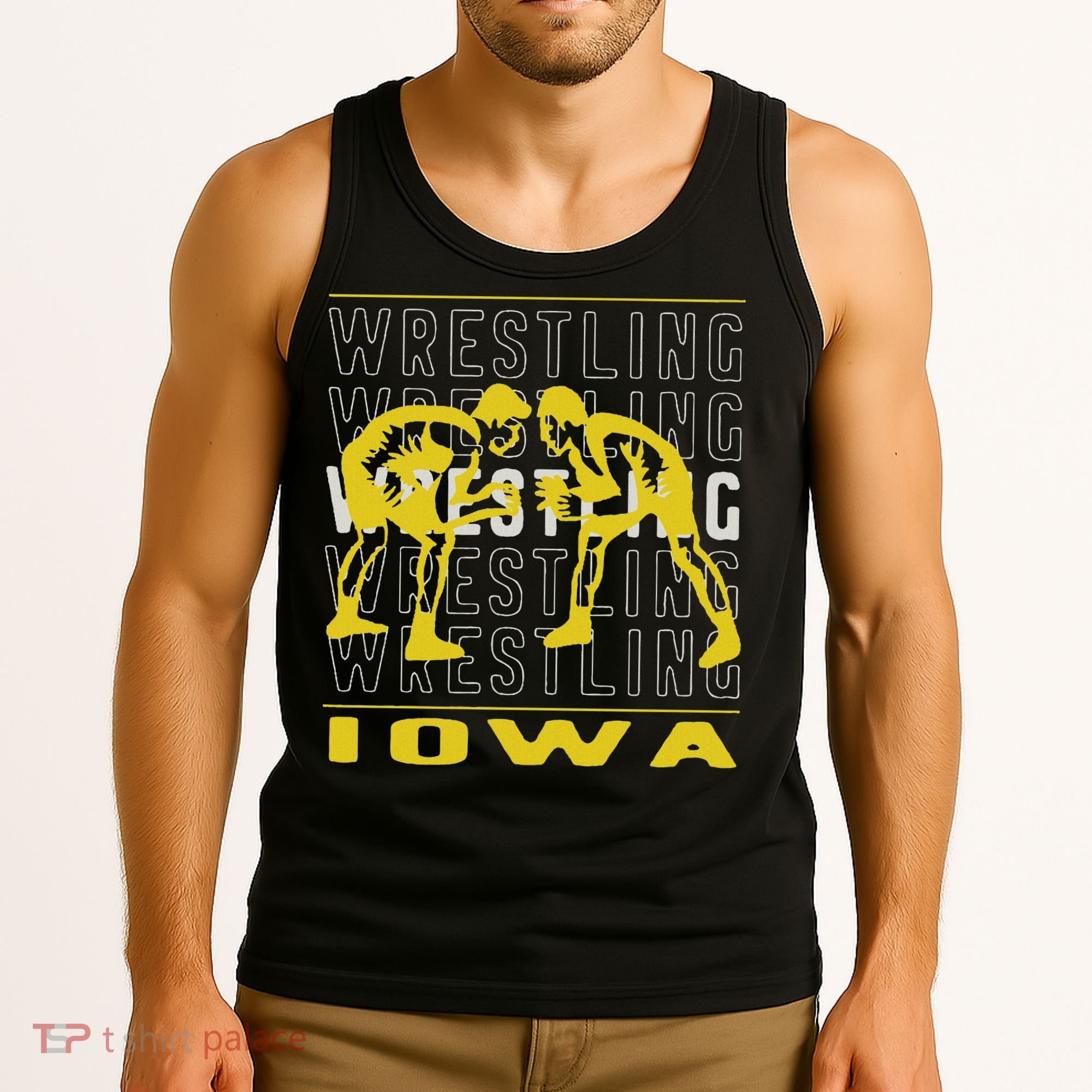 Wrestling Iowa Tank Top