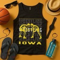 Wrestling Iowa Tank Top thumb 4