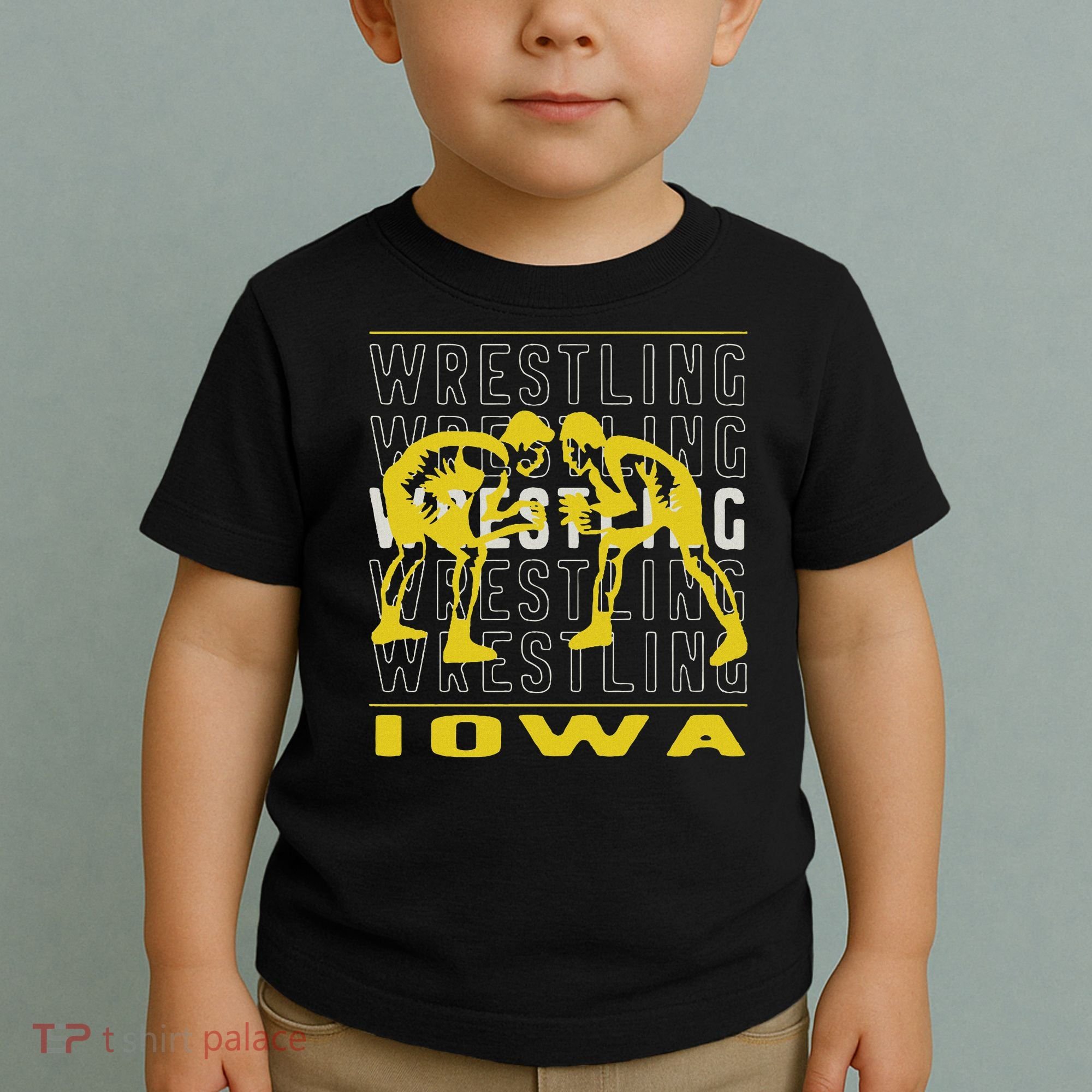 Wrestling Iowa Toddler T-Shirt