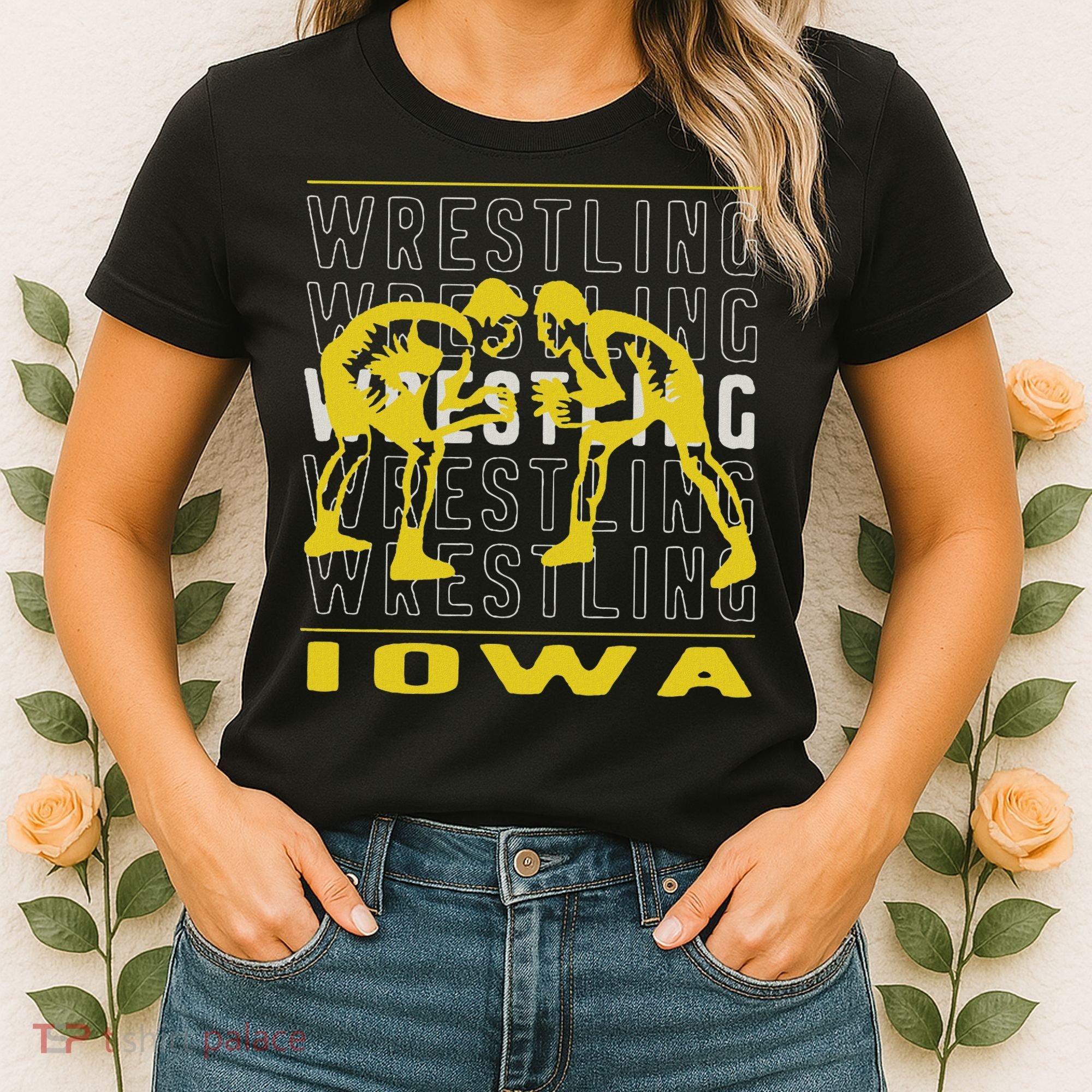 Wrestling Iowa Women's T-Shirt