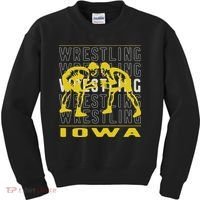 Wrestling Iowa Kids Sweatshirt thumb 0
