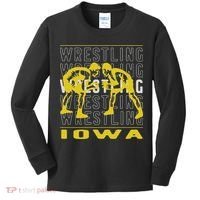 Wrestling Iowa Kids Long Sleeve Shirt thumb 0