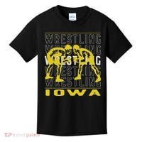 Wrestling Iowa Kids T-Shirt thumb 0