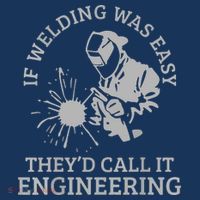 Welder If Welding Was Easy Quote Funny Welder Baby Bodysuit thumb 2