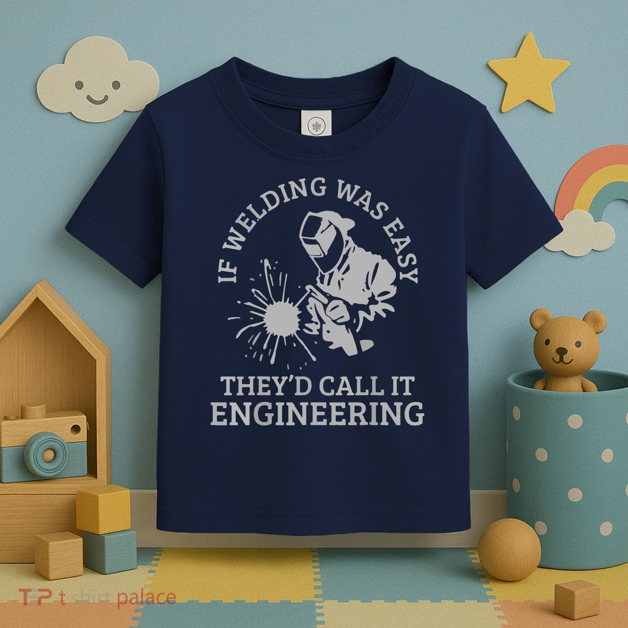 Welder If Welding Was Easy Quote Funny Welder Toddler T-Shirt