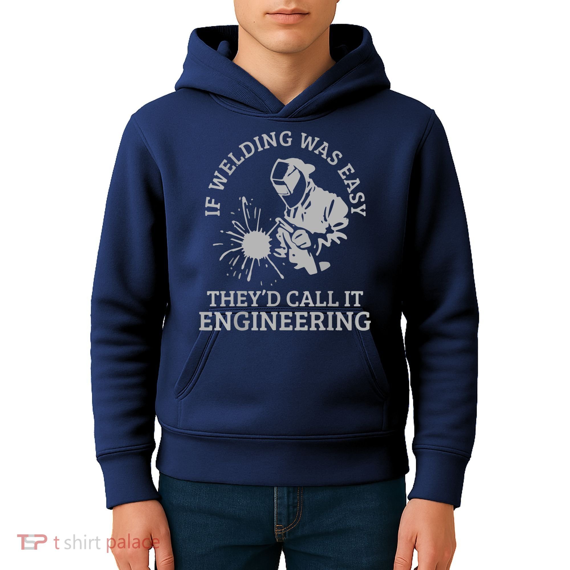 Welder If Welding Was Easy Quote Funny Welder Kids Hoodie