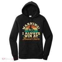 Warning I Win At Musical Chairs Wheelchair Handicap Women's Hoodie thumb 0