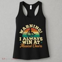 Warning I Win At Musical Chairs Wheelchair Handicap Women's Tank Top thumb 3