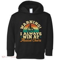 Warning I Win At Musical Chairs Wheelchair Handicap Toddler Hoodie thumb 0