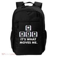 Wasd Its What Moves Me Pc Gamer Gaming Gift Wasd Keys Gift Backpack thumb 0