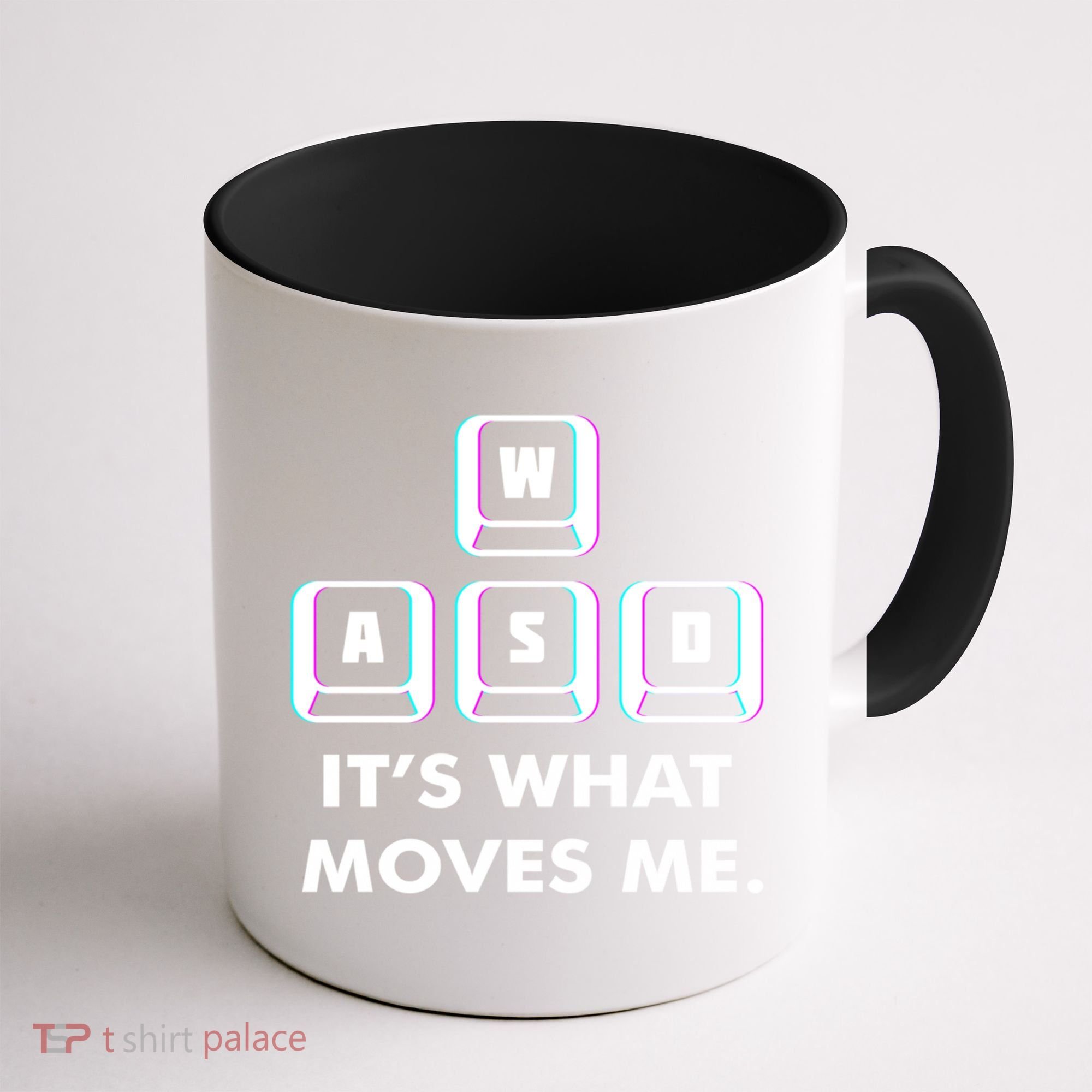 Wasd Its What Moves Me Pc Gamer Gaming Gift Wasd Keys Gift Coffee Mug