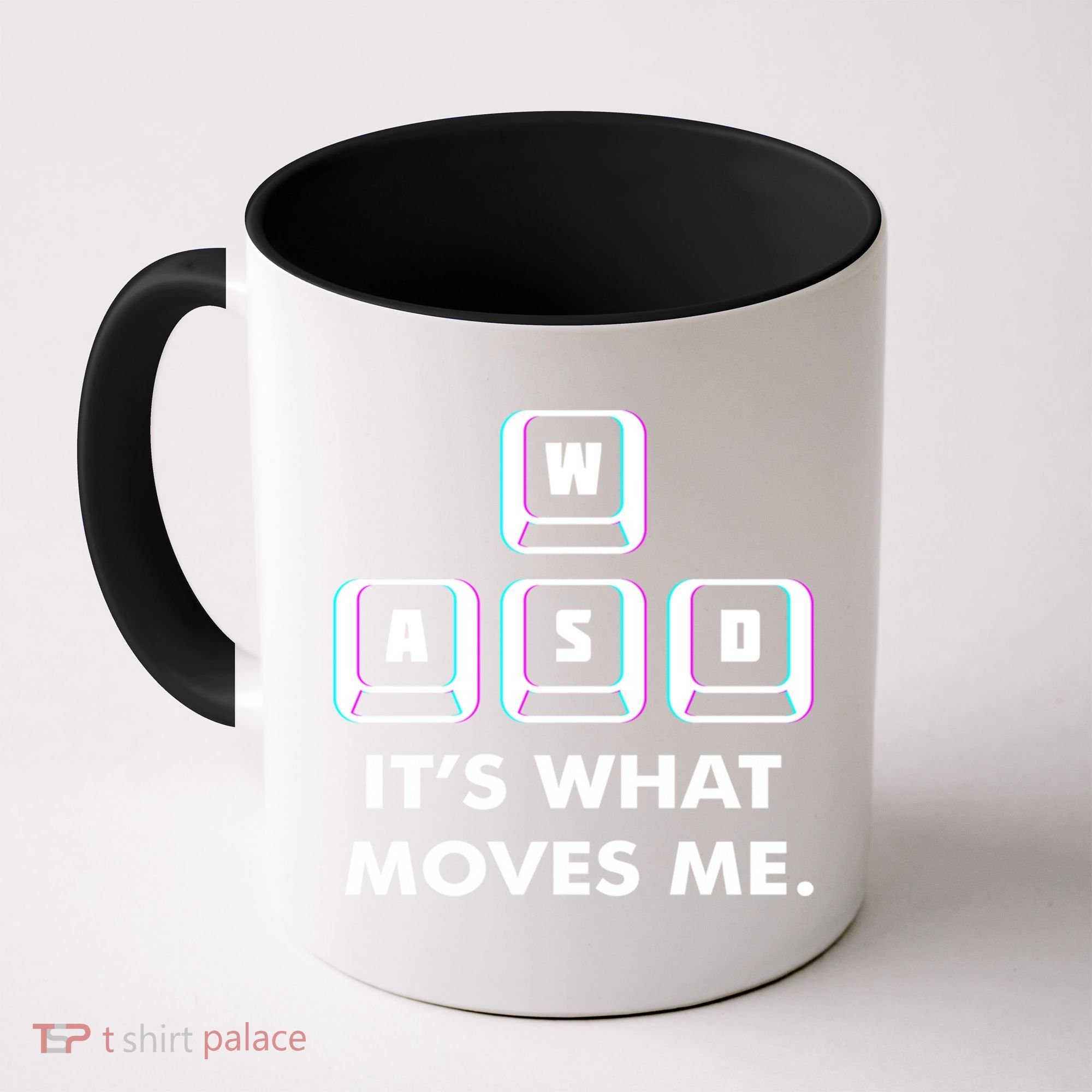 Wasd Its What Moves Me Pc Gamer Gaming Gift Wasd Keys Gift Coffee Mug