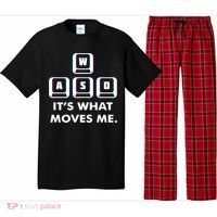 Wasd Its What Moves Me Pc Gamer Gaming Gift Wasd Keys Gift Pajama Set thumb 0