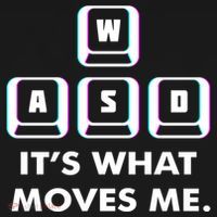 Wasd Its What Moves Me Pc Gamer Gaming Gift Wasd Keys Gift Women's Hoodie thumb 2