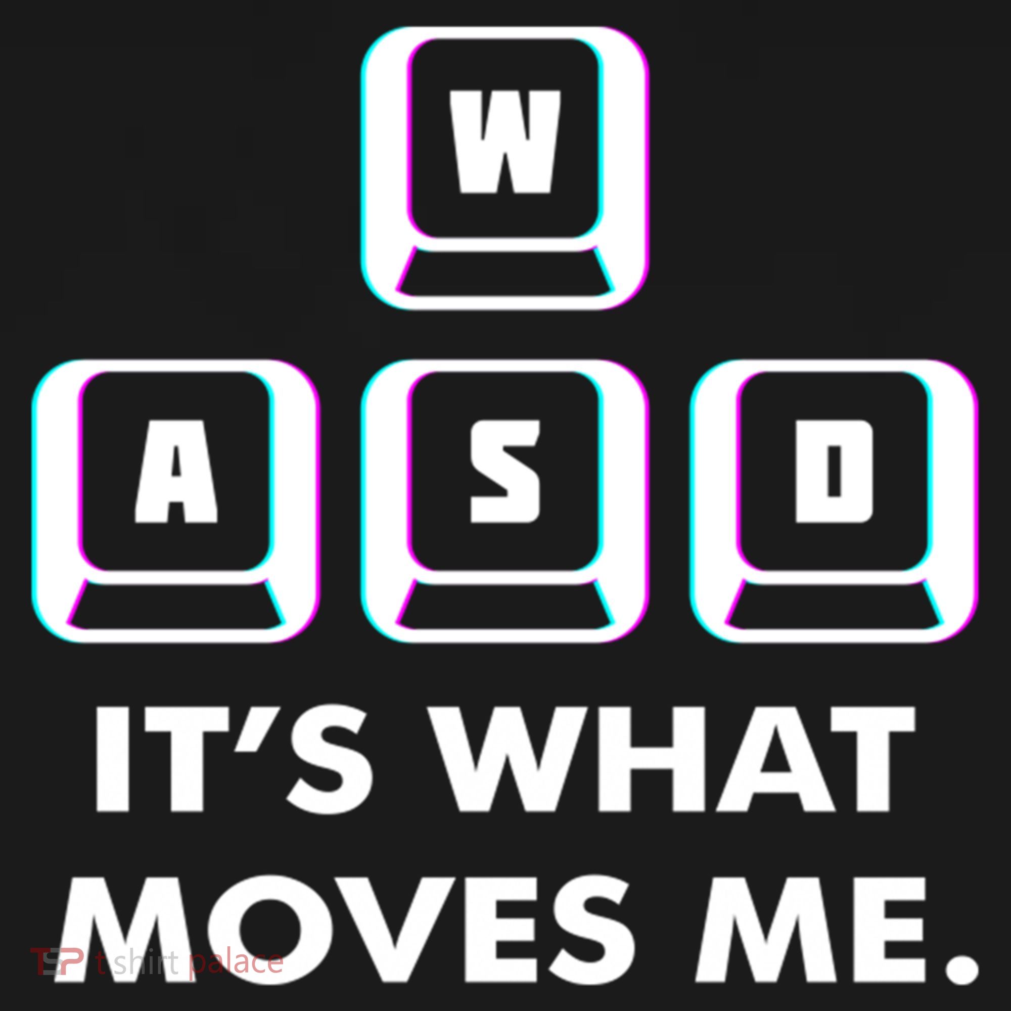 Wasd Its What Moves Me Pc Gamer Gaming Gift Wasd Keys Gift Women's Hoodie