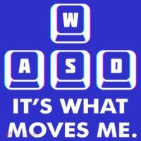 Wasd Its What Moves Me Pc Gamer Gaming Gift Wasd Keys Gift Visor thumb 3