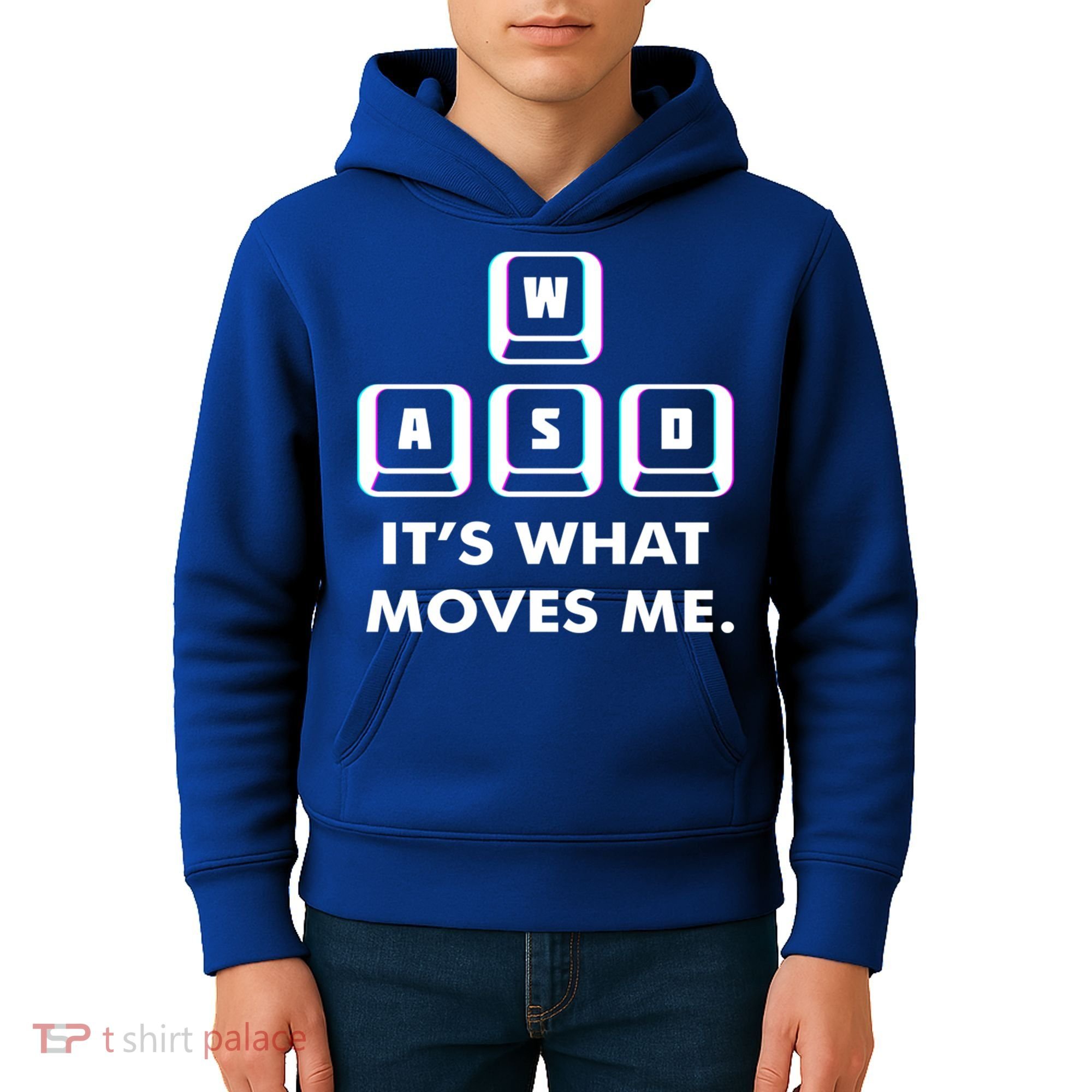 Wasd Its What Moves Me Pc Gamer Gaming Gift Wasd Keys Gift Kids Hoodie