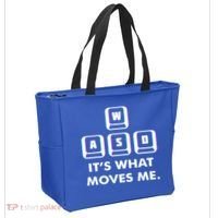 Wasd Its What Moves Me Pc Gamer Gaming Gift Wasd Keys Gift Tote Bag thumb 2